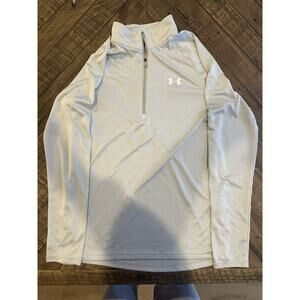 Under armour mens team tech 1/4 zip Mod Gray S